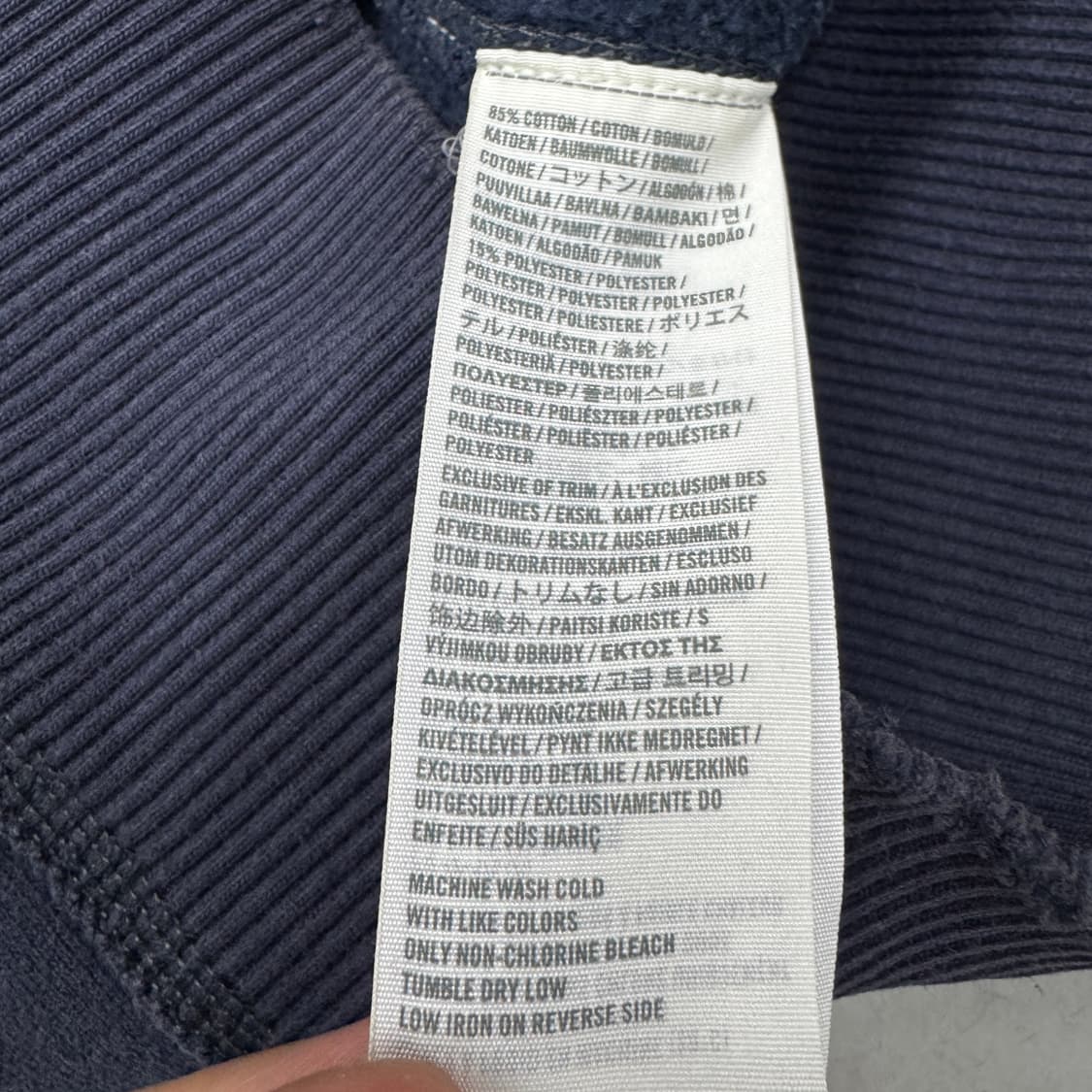 아베크롬비 Y2K 아치로고 후드집업 네이비 상품이미지5