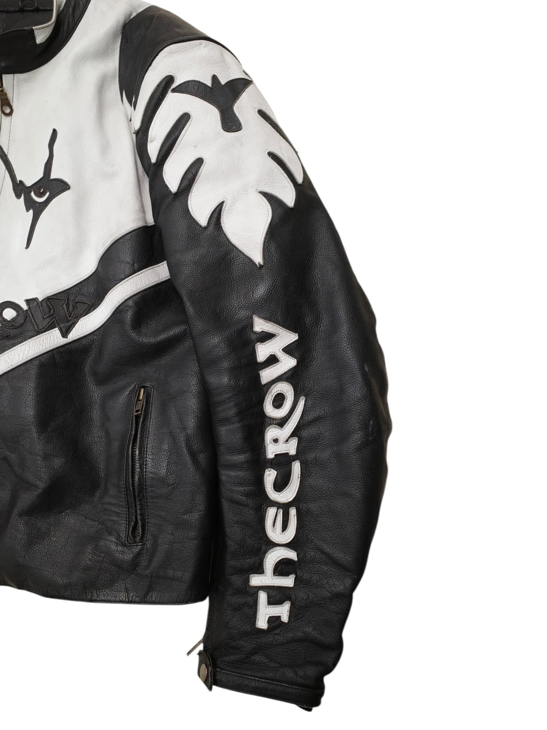 90‘s 더 크로우 모터사이클 레더 자켓 상품이미지3