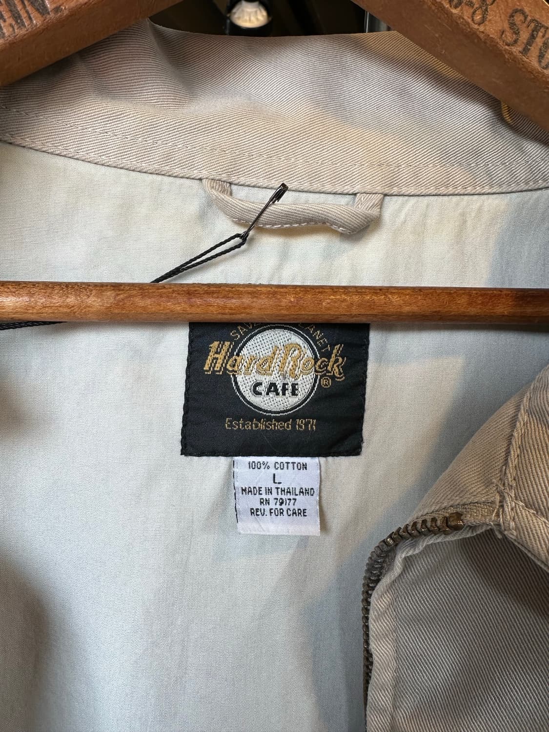 90-00s 하드락카페 자수 워크자켓 상품이미지10