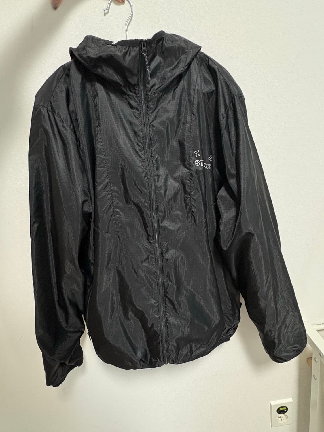 아이앱스튜디오 립스탑 윈드자켓 블랙 상품이미지3