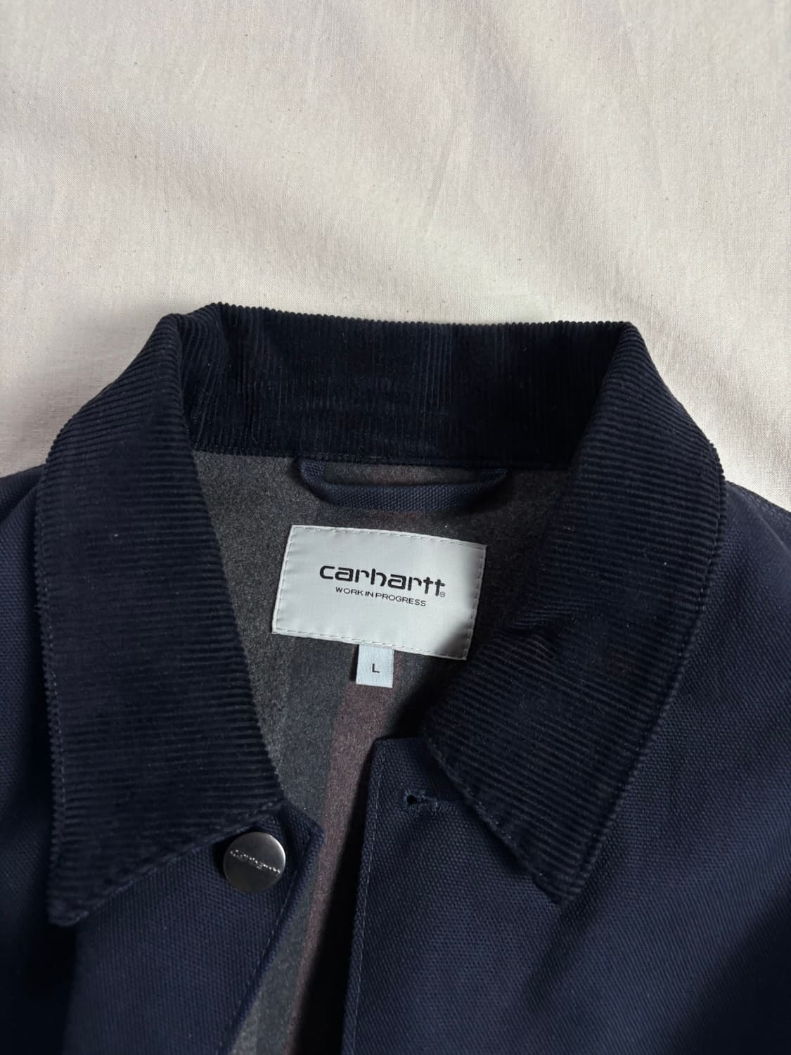 Carhartt wip 칼하트 네이비 초어코트 자켓 L 상품이미지4