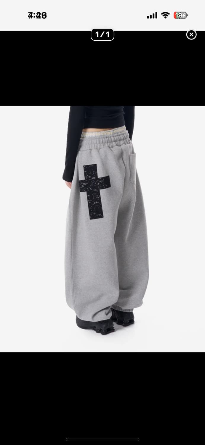 아캄 크로스2 스웻팬츠 그레이 교환 상품이미지1