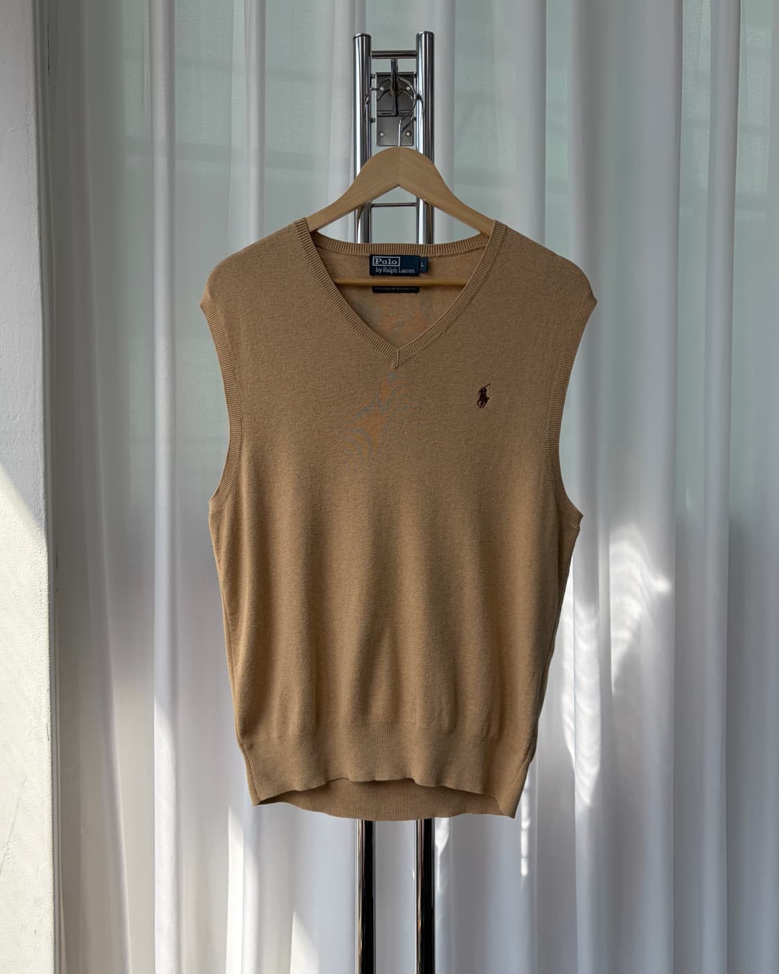 [L]폴로 랄프로렌 피마 코튼 니트 베스트 상품이미지2