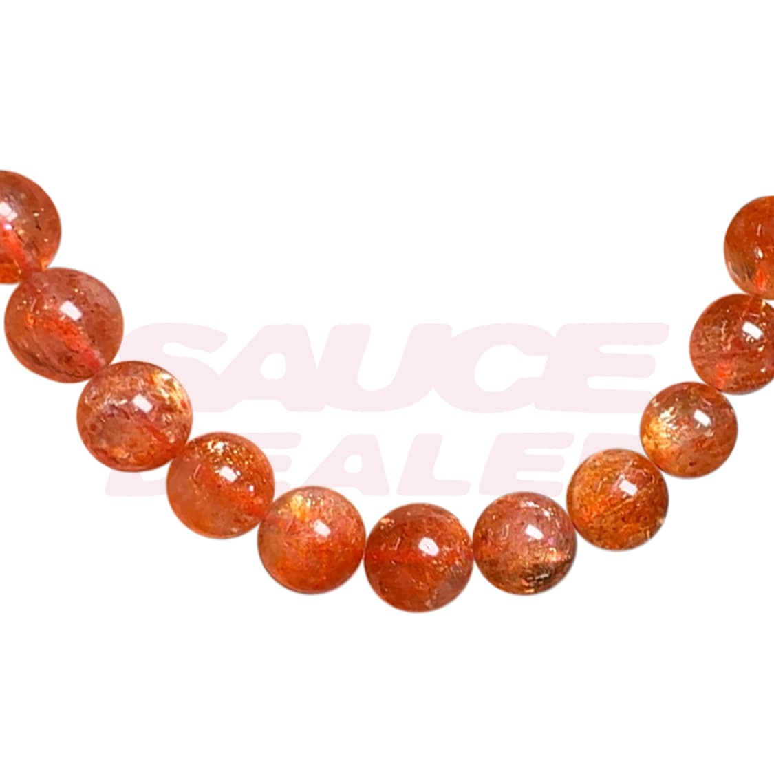 [SAUCE] 탄자니안 선스톤 5.8mm 천연원석 비즈 목걸이 상품이미지3