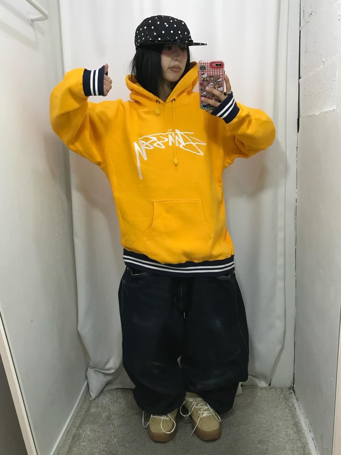 Stussy X Champion Collaboration Hoodie 상품이미지4