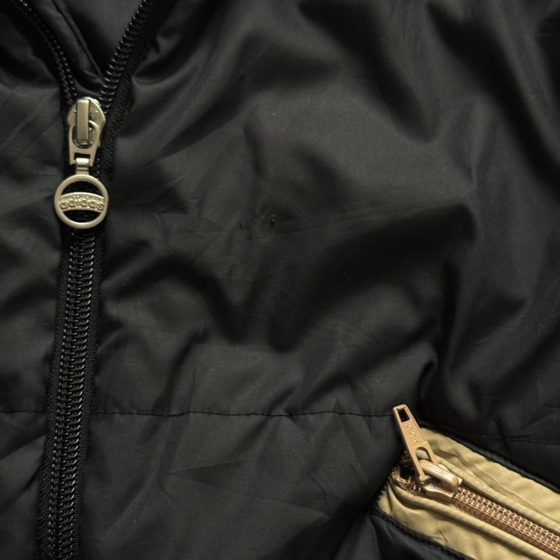 Rare Adidas japan 초코바나나 패치 패딩 스포티 올드스쿨 상품이미지3