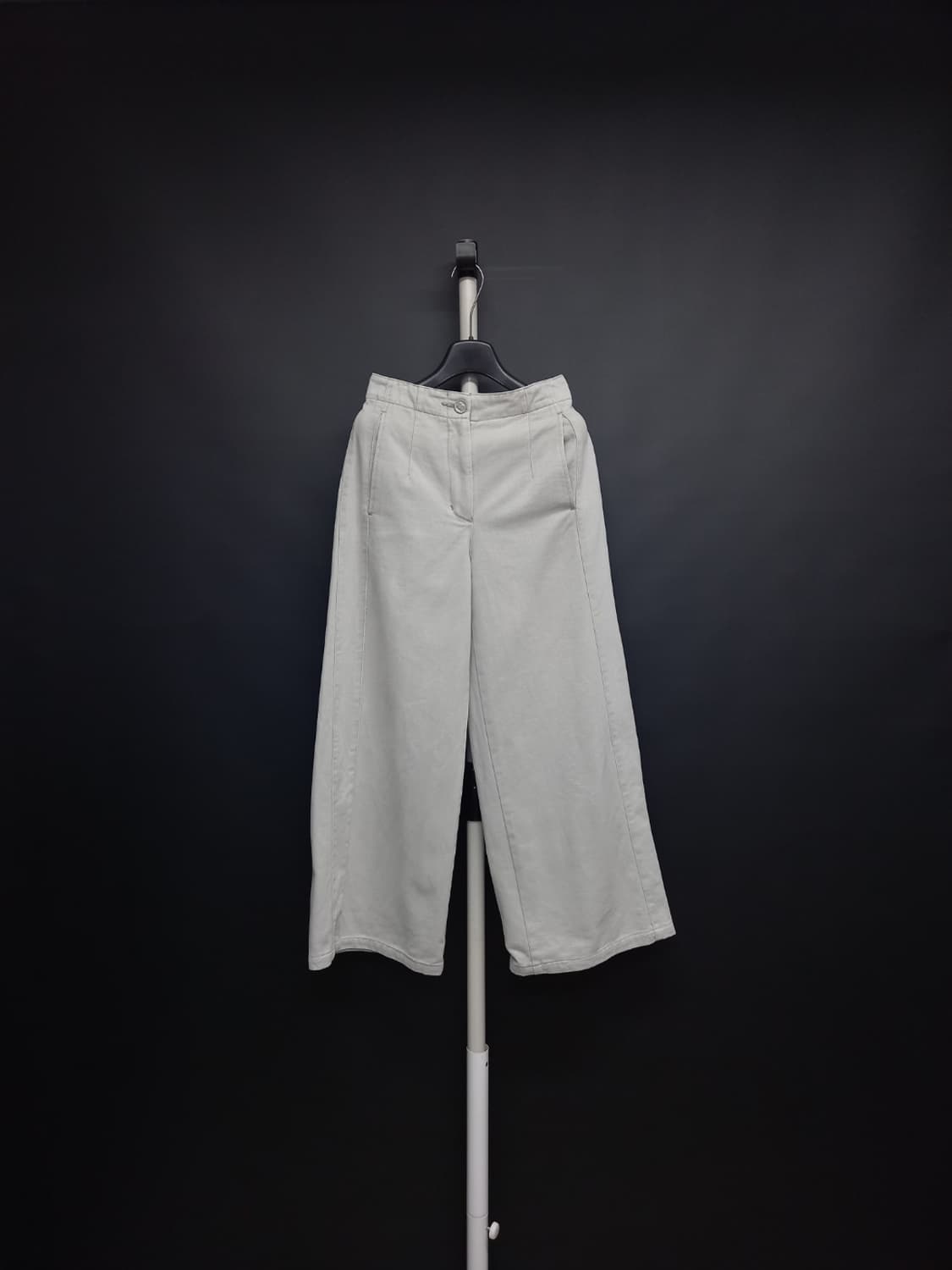 마인 MINE 춘하추 9부 와이드통핏 데님팬츠 33.44 상품이미지2