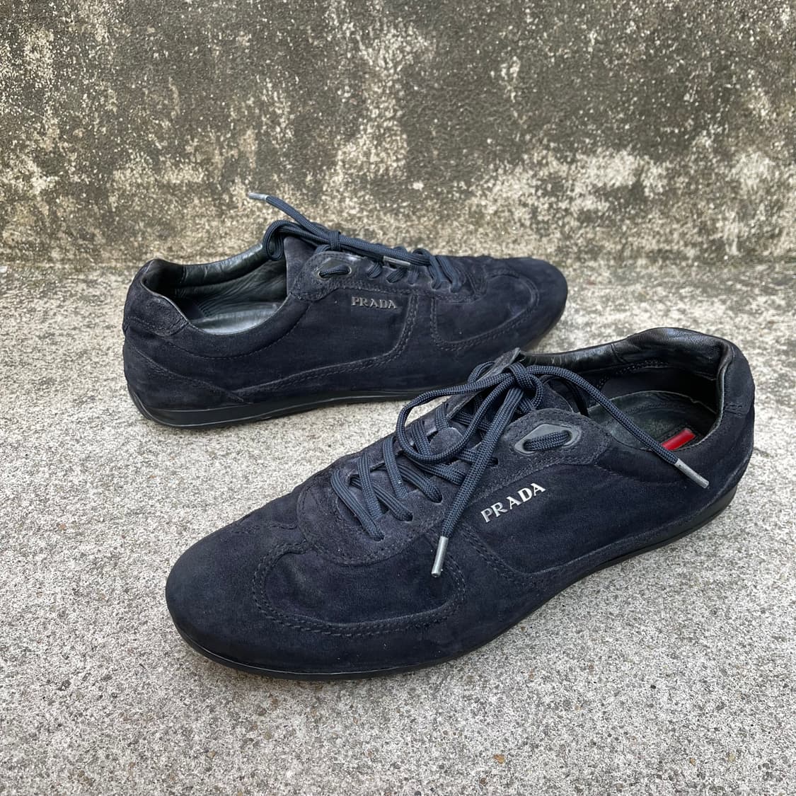 [7UK] Prada 스웨이드 스니커즈 (260) 상품이미지4