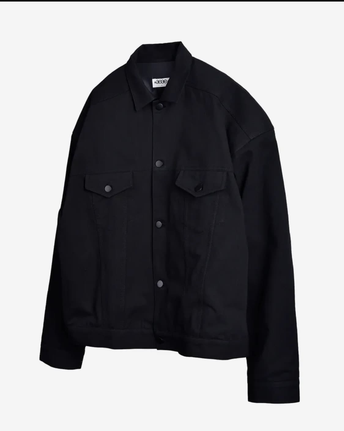 Overshoulder Trucker Jacket [Black] 상품이미지1