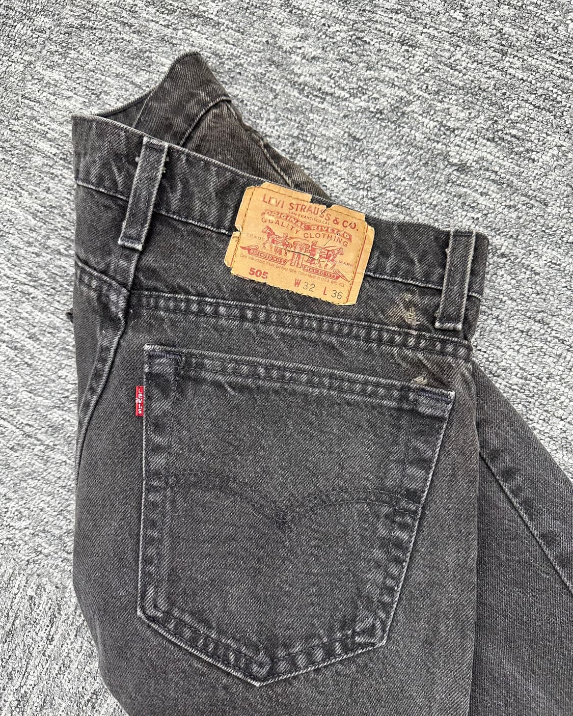 (허단41)90'S 리바이스 USA 505 흑청-M1778 상품이미지1