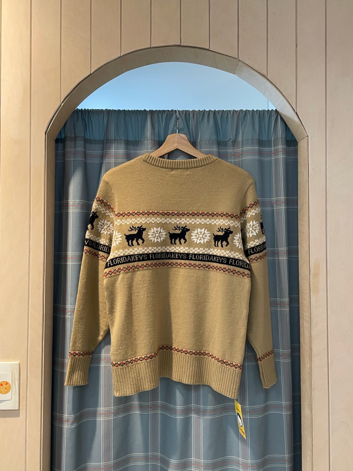 일본빈티지 모리노르딕 니트 상품이미지4