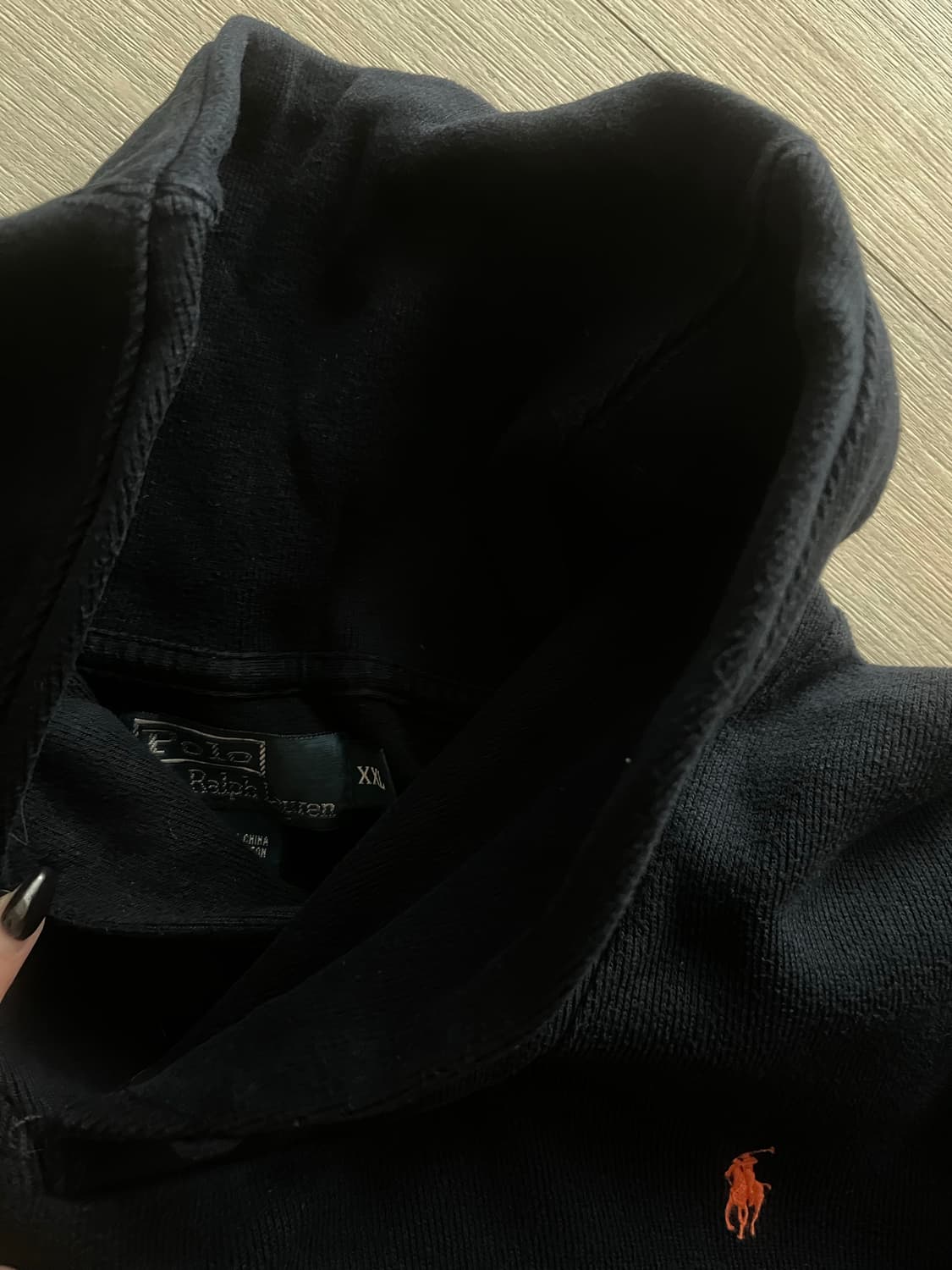 폴로 맨투맨 네이비 상품이미지2