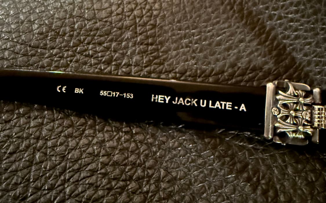 크롬하츠 hey jack u late-a (헤이잭 유 레이트) 안경 상품이미지9