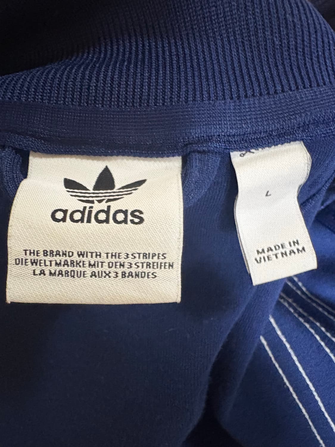 아디다스 아디컬러 클래식 SST 트랙 자켓 나이트 인디고 상품이미지6