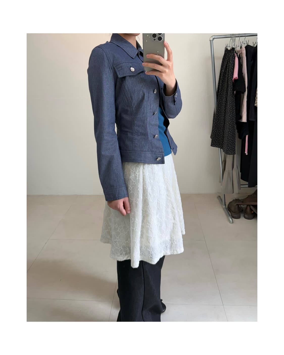 빈티지 펄 자켓 상품이미지5