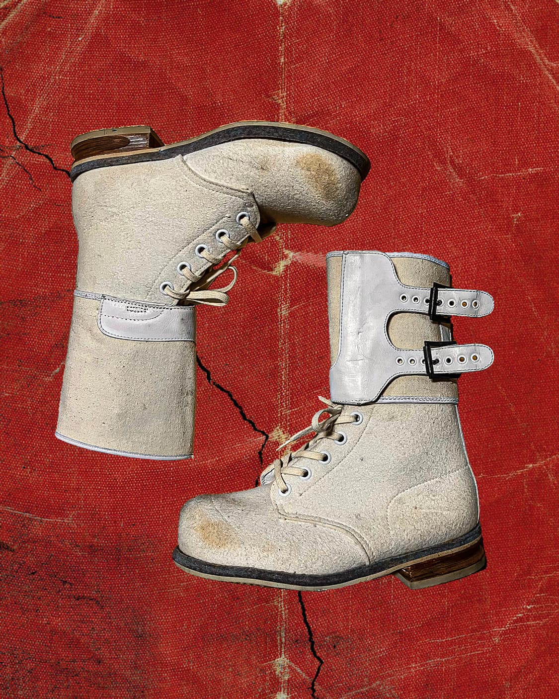 40-50s USAF 미군 ARCTIC 설상 버니 부츠 크림 270 상품이미지1