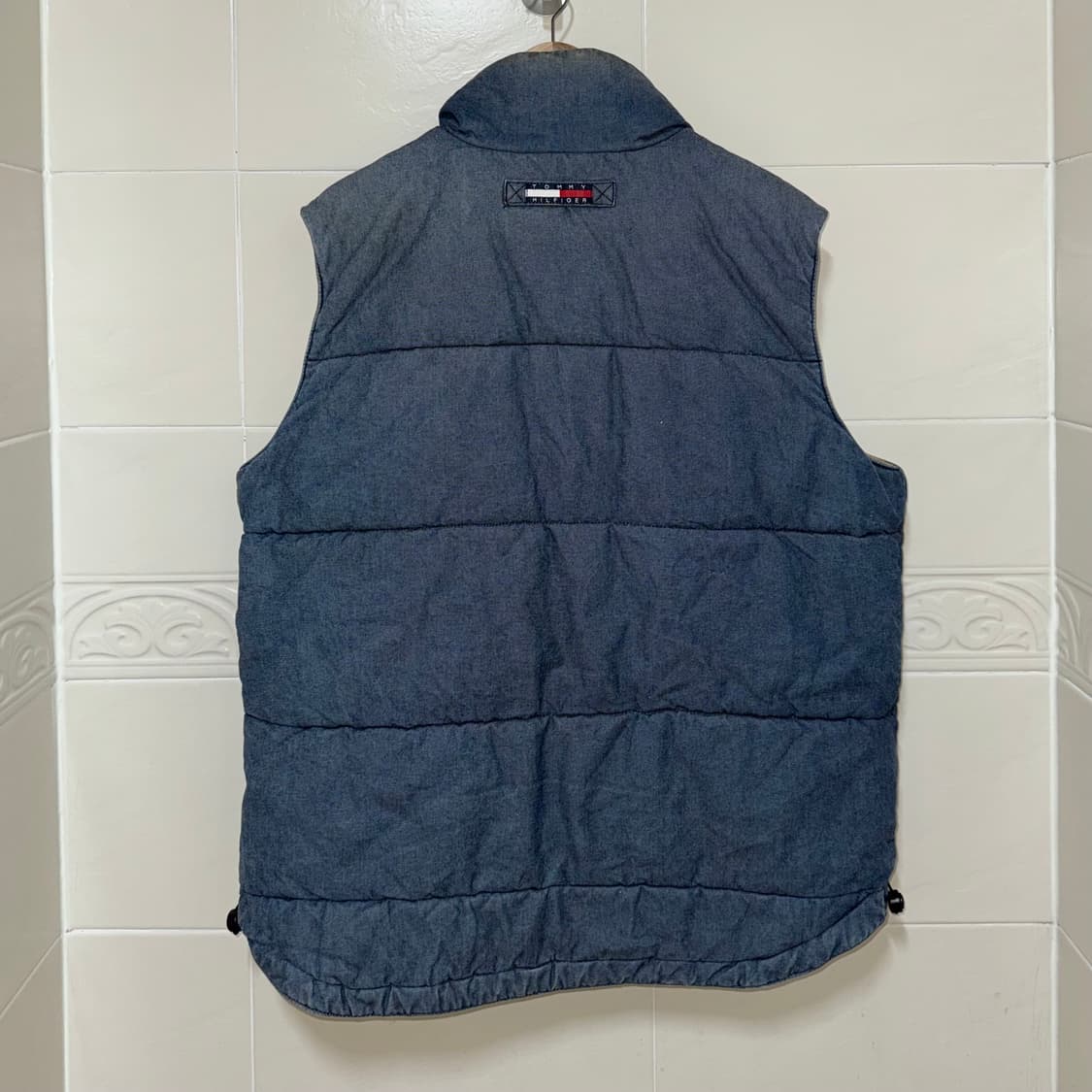 90s 타미힐피거 데님 베스트 (L)  상품이미지4