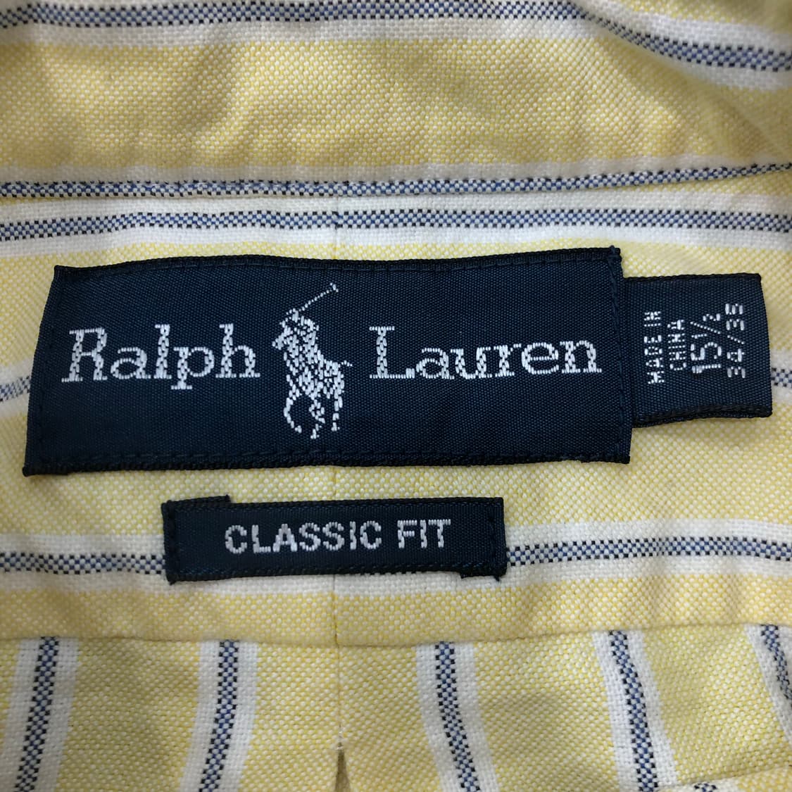 폴로 랄프로렌 옐로우 스트라이프 셔츠 상품이미지4