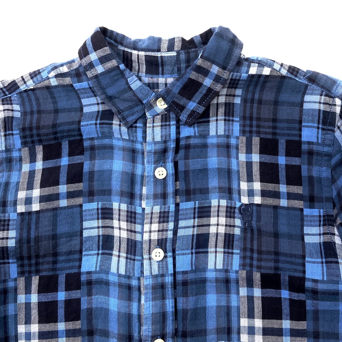Coen patchy blue shirt 상품이미지5