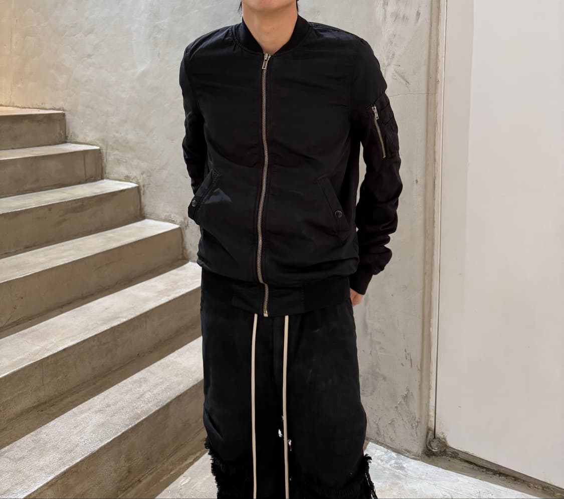 14FW 릭 오웬스 드롭섀도우 MA-1 플라이트 봄버 자켓 상품이미지2