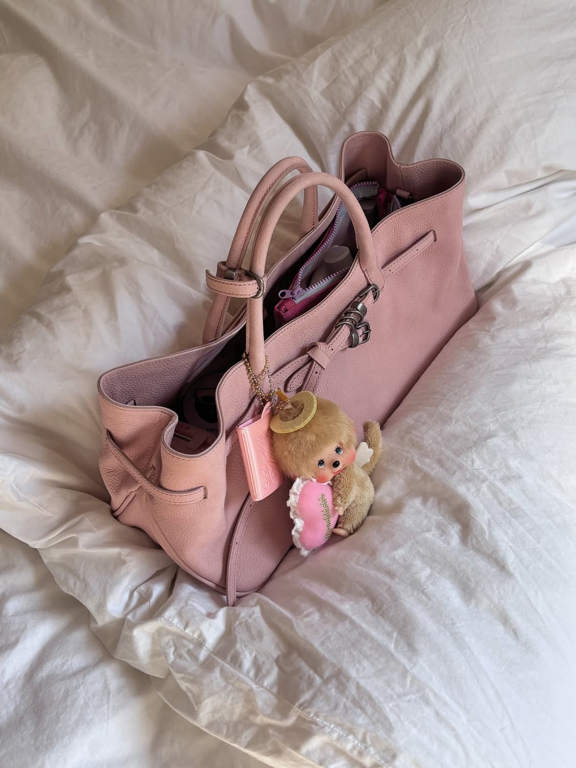 [한정판/전체품절]마지셔우드 그랜마유즈드백 baby pink nubuck 상품이미지6
