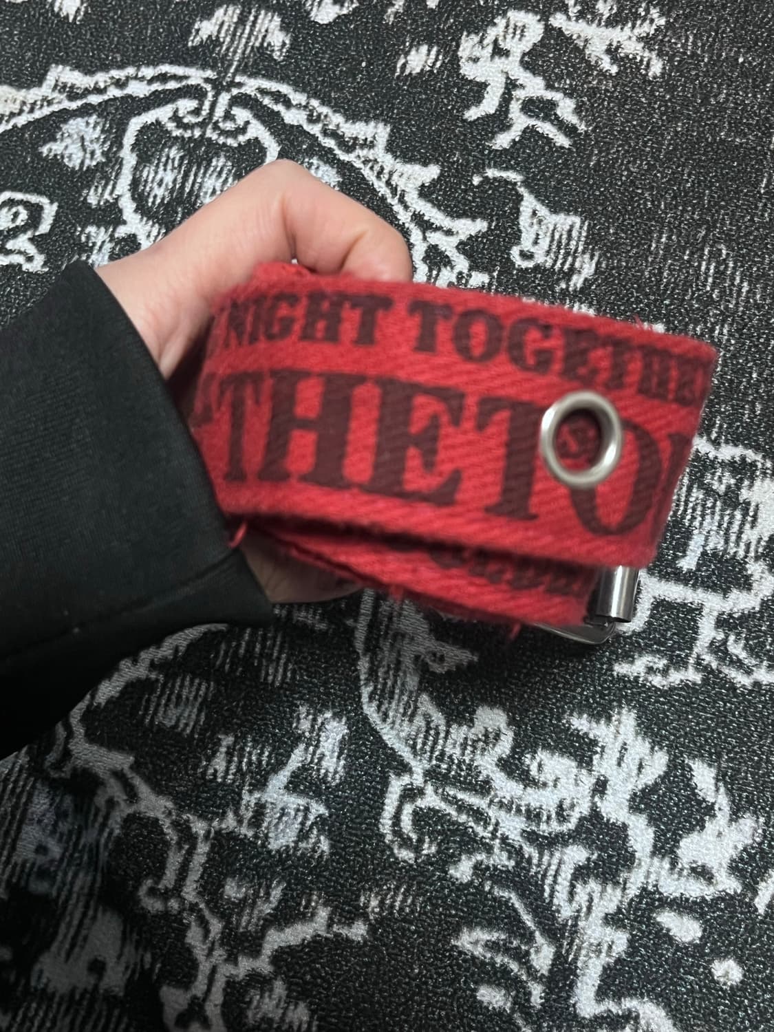 빈티지 프린팅 아일렛 벨트 상품이미지3