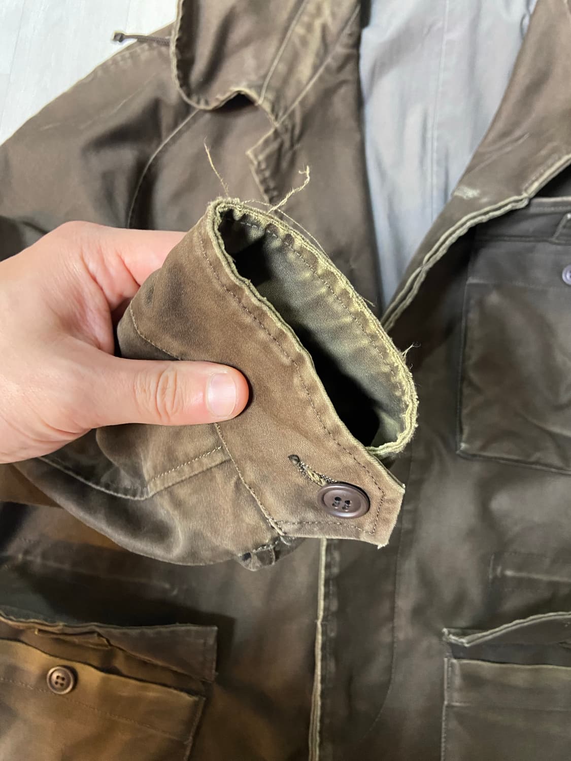 [L]03s 굿이너프 usaf 목도리도마뱀 필드자켓 브라운 올리브 상품이미지5