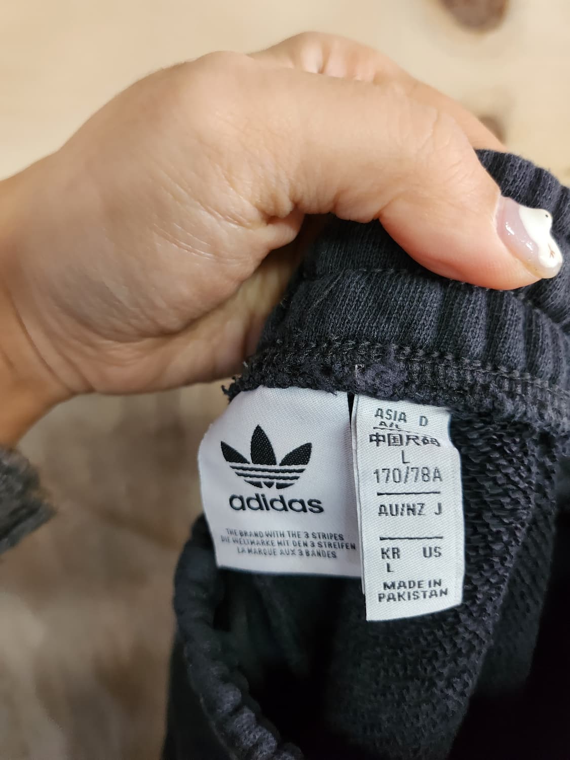 835) 아디다스 우먼스 오리지널 3S 루즈핏 프렌치 테리 와이드팬츠 상품이미지6