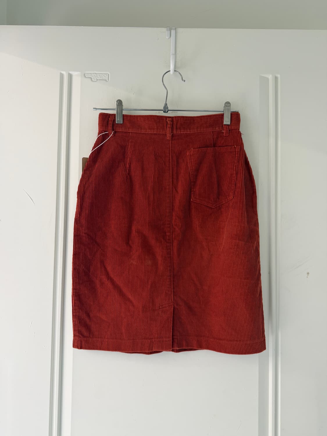 일본빈티지 오렌지 코듀로이 미디스커트 상품이미지7