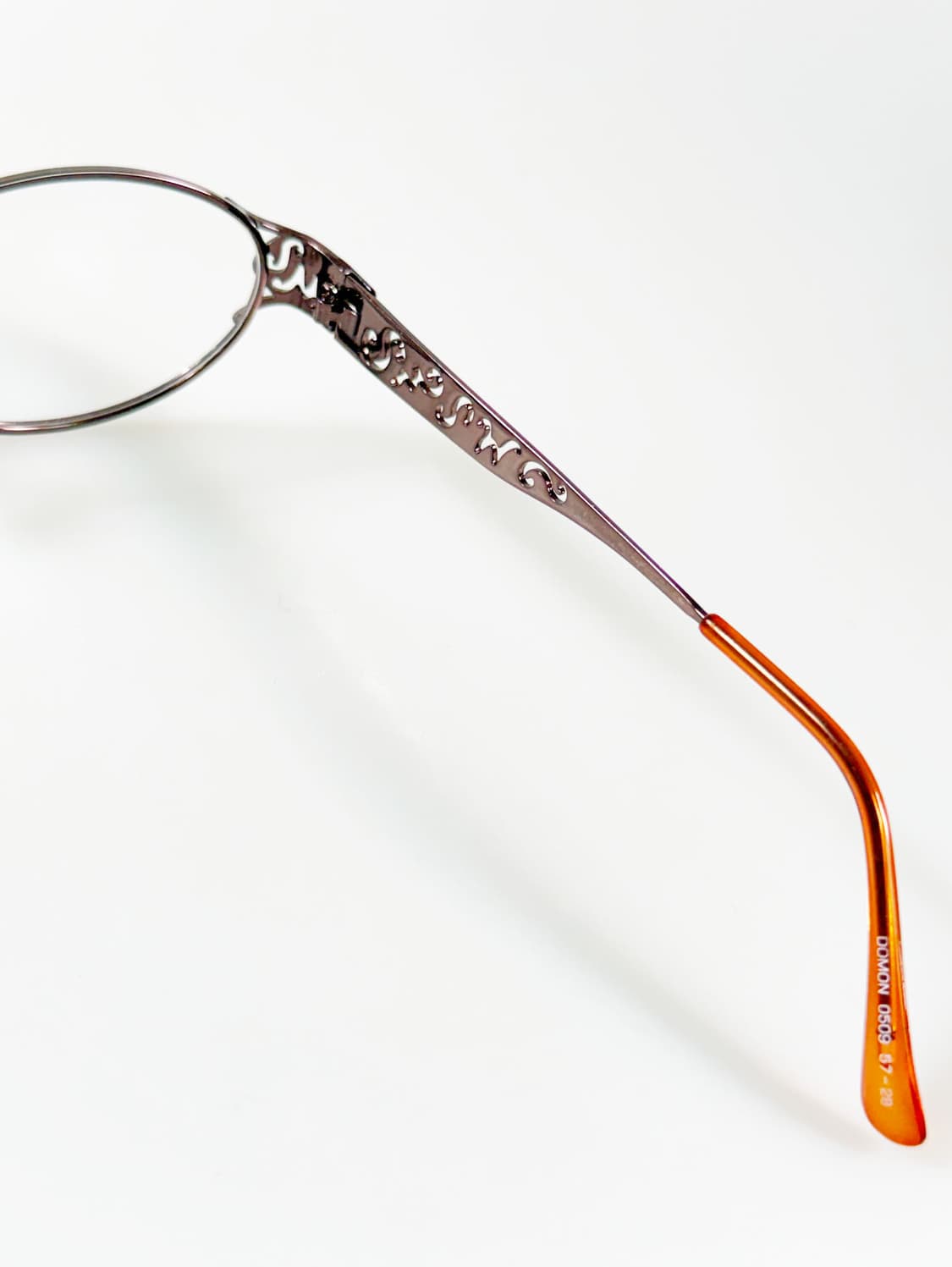 90s DOMON 슬림 오벌 메탈 프레임 빈티지 안경 상품이미지6