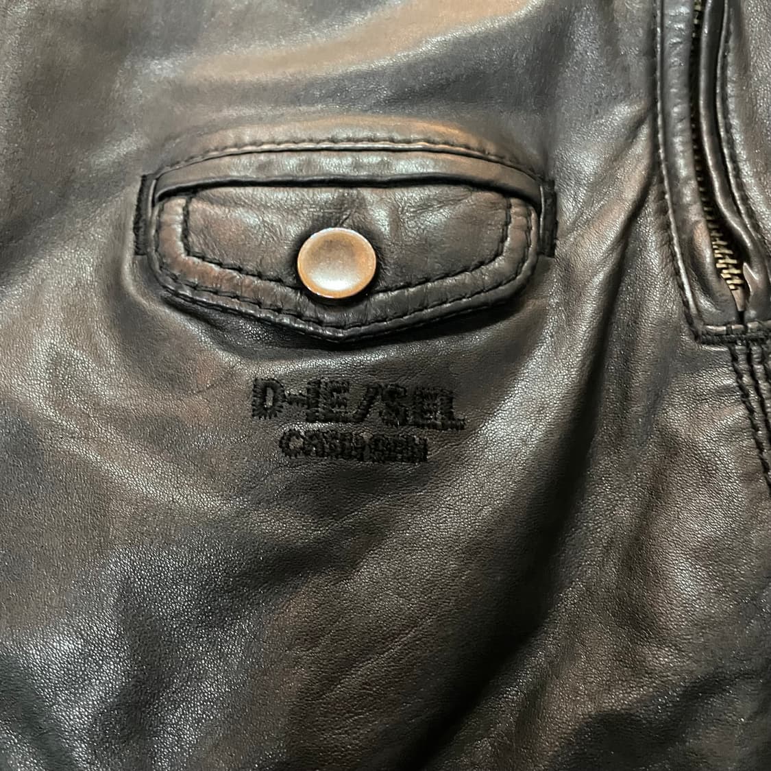 디젤 양가죽 라이더 자켓 상품이미지3