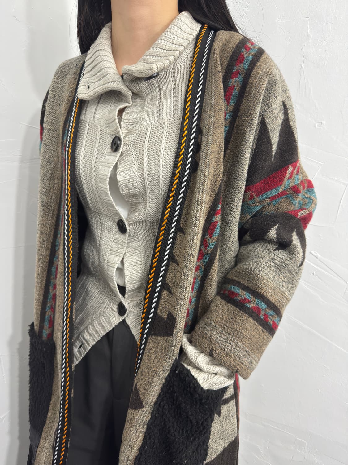 ethnic pattern cardigan 상품이미지4
