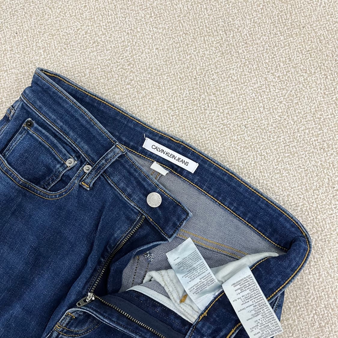 29 캘빈클라인 진스 워싱 데님 청바지 0123M 상품이미지2