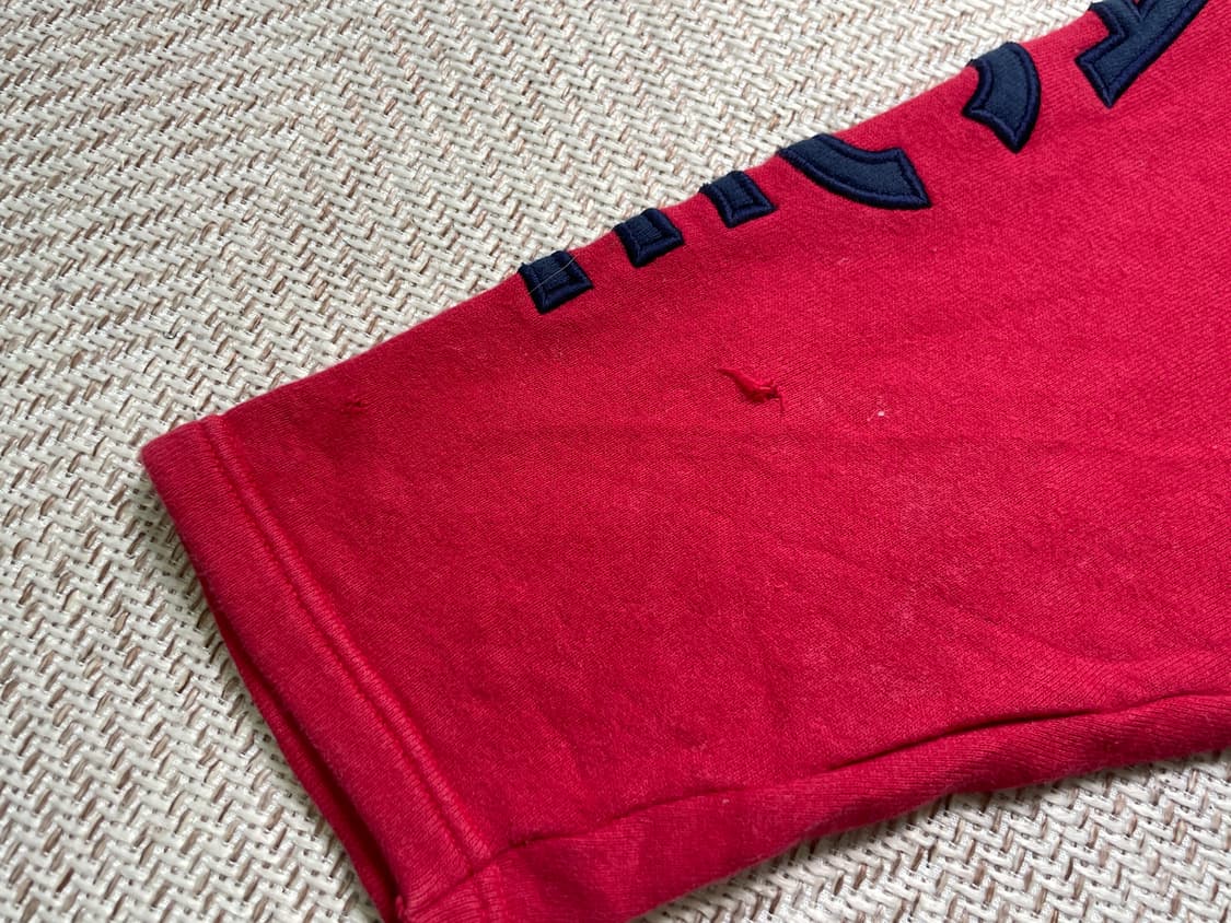 모스키노 주니어 앰퍼샌드 패치 스트라이프 후드 스웻셔츠 상품이미지4