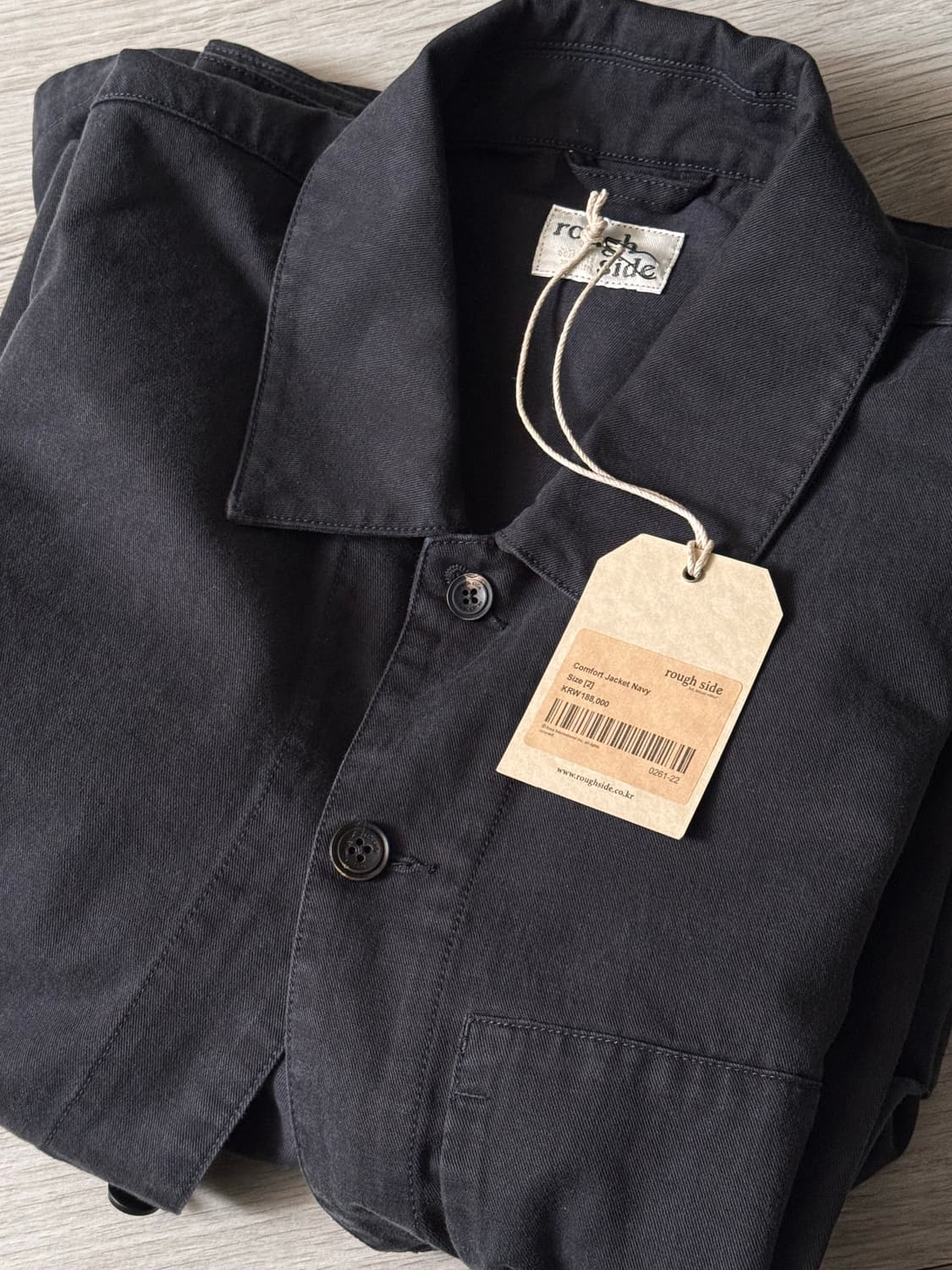 러프사이드 컴포트 자켓 네이비(2)  26ss새상품 판매 상품이미지1
