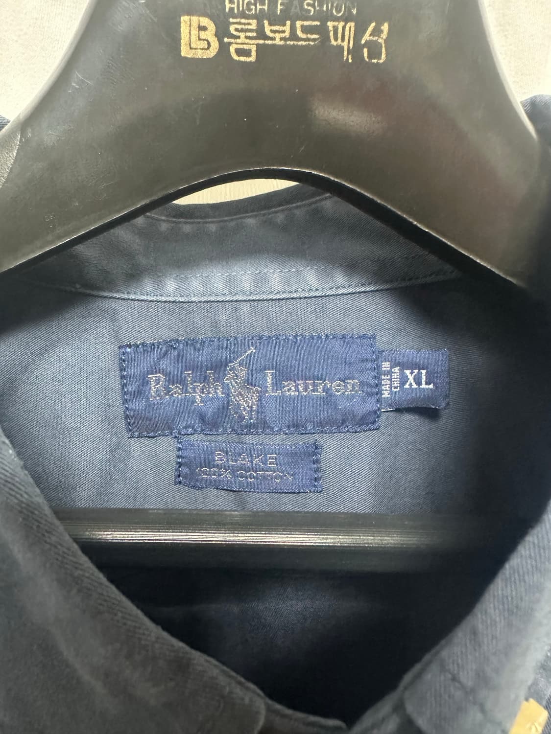 no.182 폴로 랄프로렌 네이비 포켓셔츠 xxl 상태굿 상품이미지2