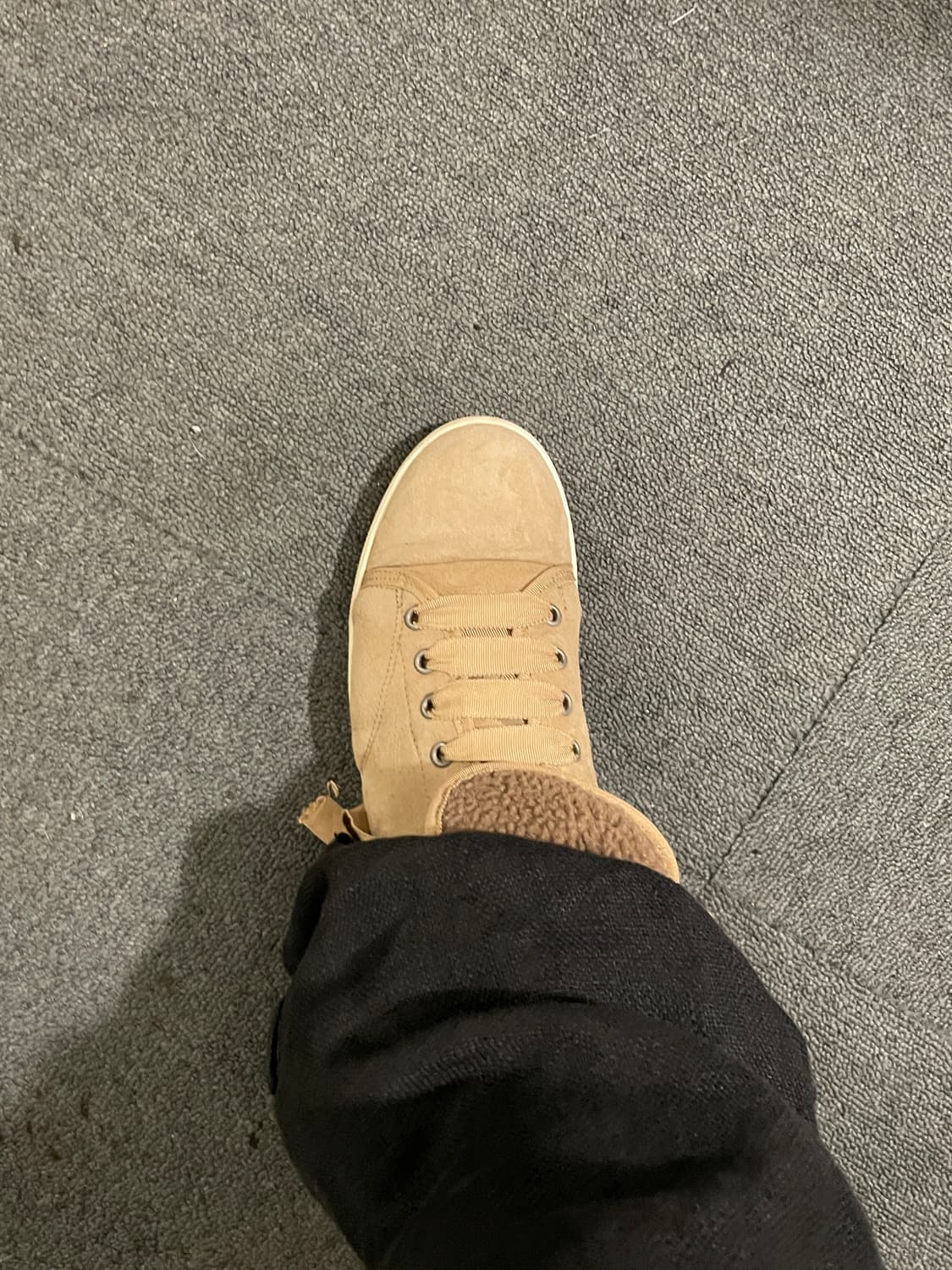 Lanvin suede high top sneakers 상품이미지5