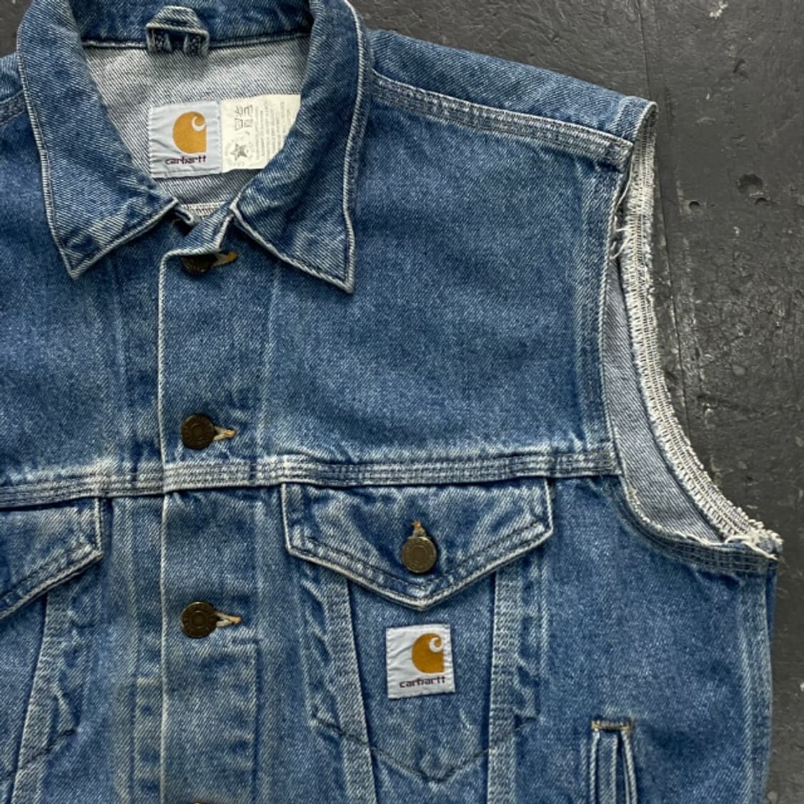 100 칼하트 데님 베스트 상품이미지2