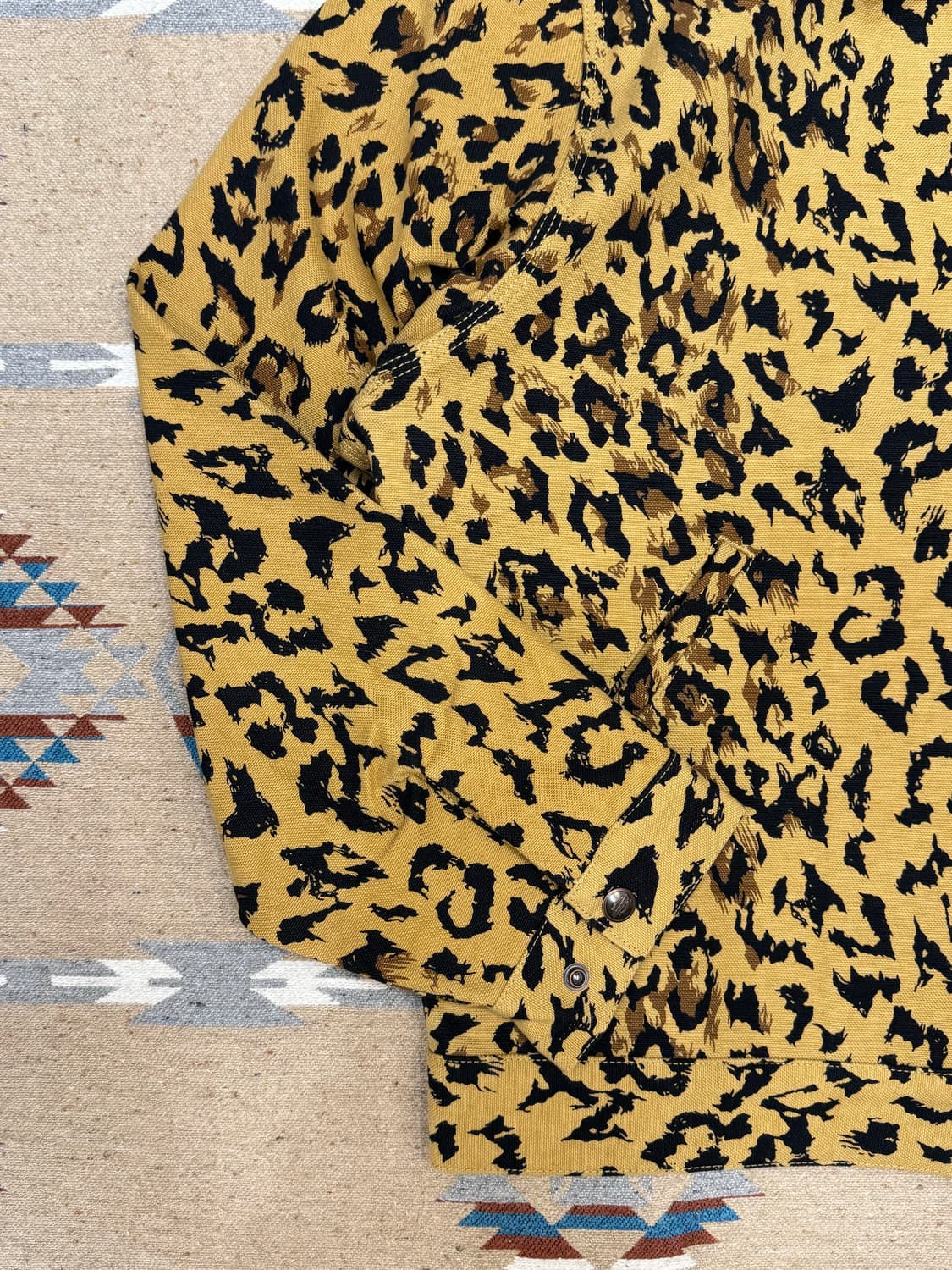 [M][100] 와코마리아 x 디키즈 워크 자켓 레오파드  상품이미지3