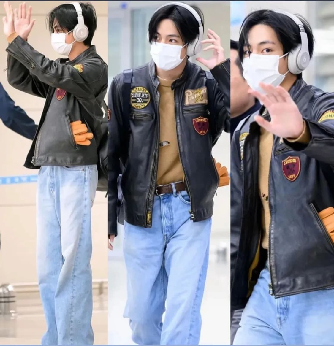 마르티네즈 램스킨 블루종 레더자켓  BTS V 뷔 착용 상품이미지5