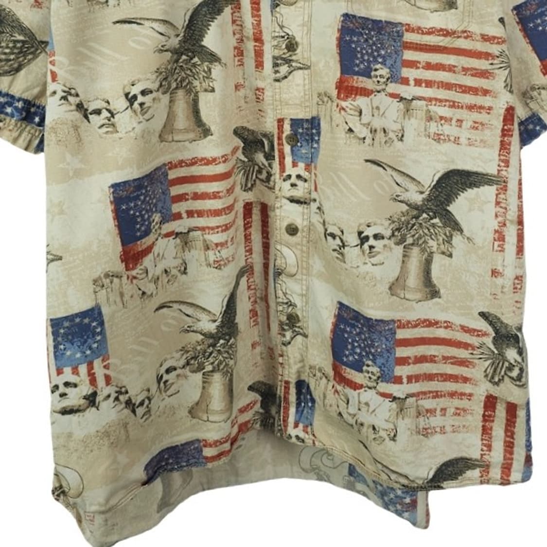 [아메리칸빈티지] 성조기 이글 패턴 오버핏 하와이 셔츠 M20994 상품이미지5