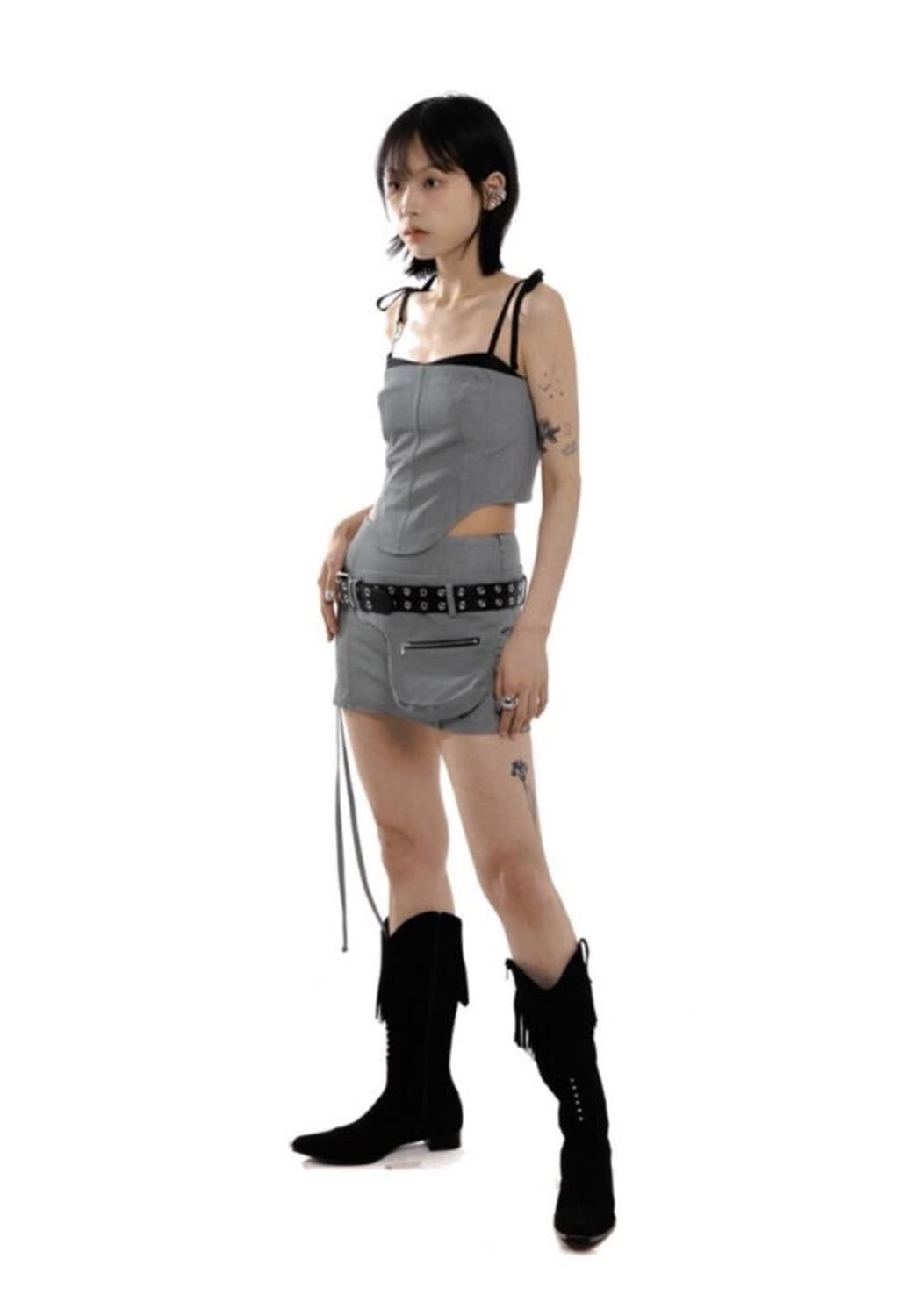 카시코 카고 미니 벨트 스커트 m 상품이미지2