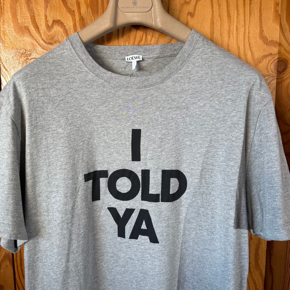 로에베 24 S/S I told ya 아나그램 반팔 티셔츠 판매 합니다. 상품이미지6