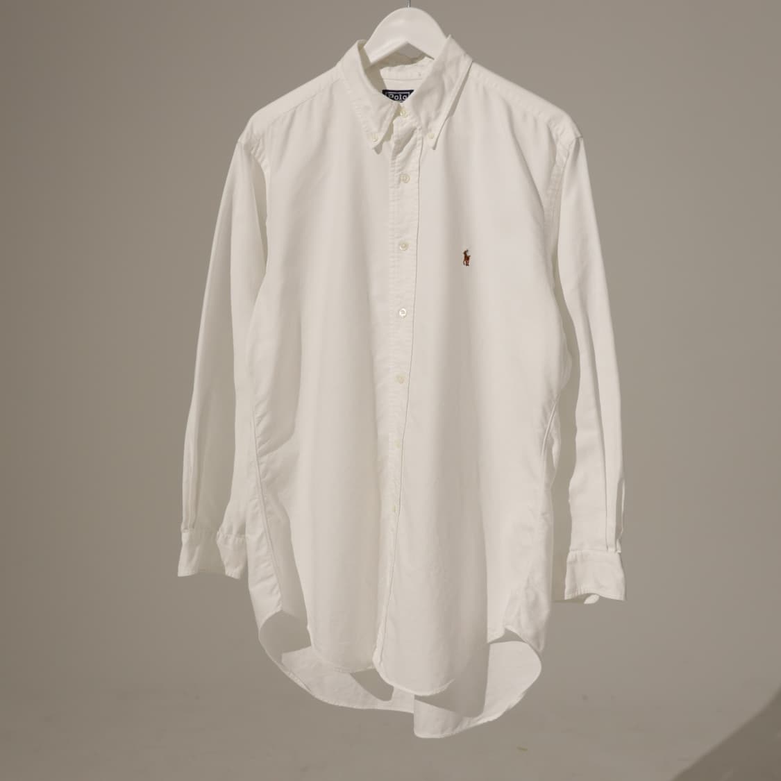 폴로 랄프로렌 포니 자수 화이트 옥스포드 셔츠 상품이미지2