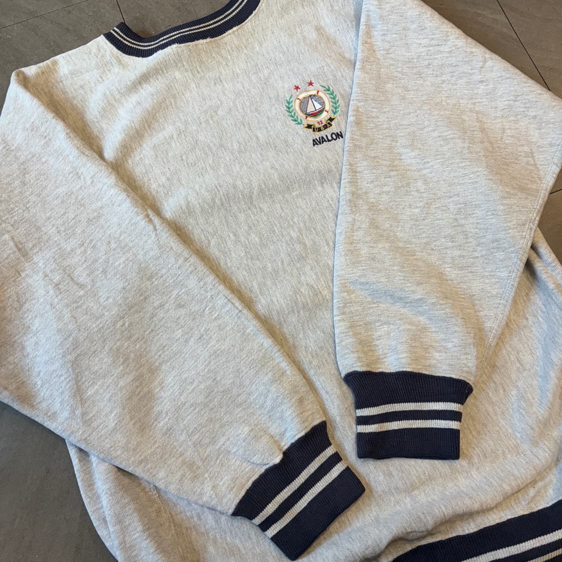 90년대 미국 생산 챔피온 리버스위브 멜란지 스웻셔츠  상품이미지9