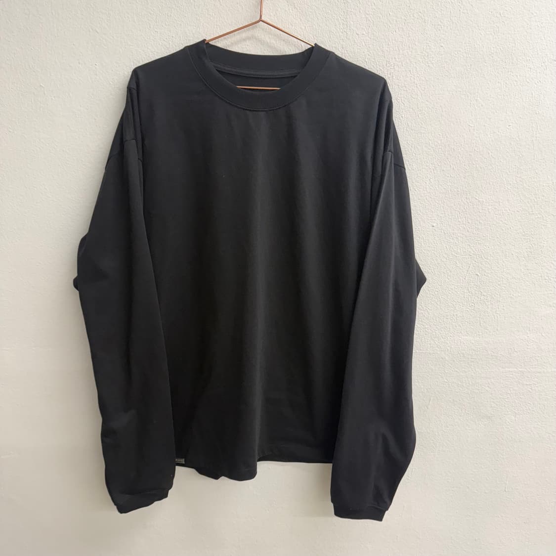 디프리크 cotton100 black 맨투맨 m 상품이미지1