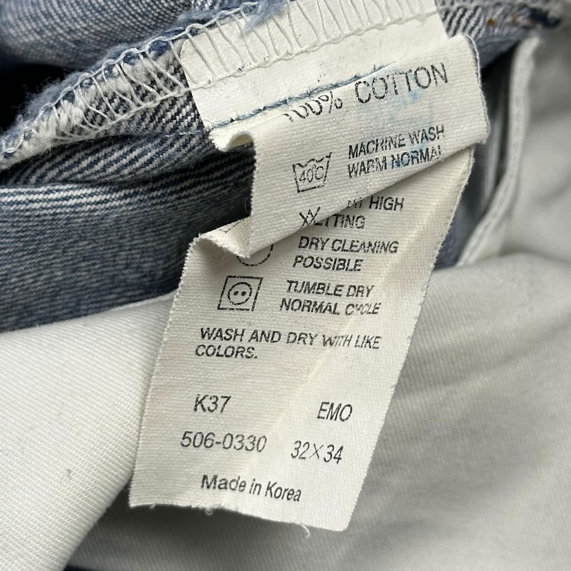 32 리바이스 506 클래식 스트레이트 컷팅 데님팬츠 상품이미지5