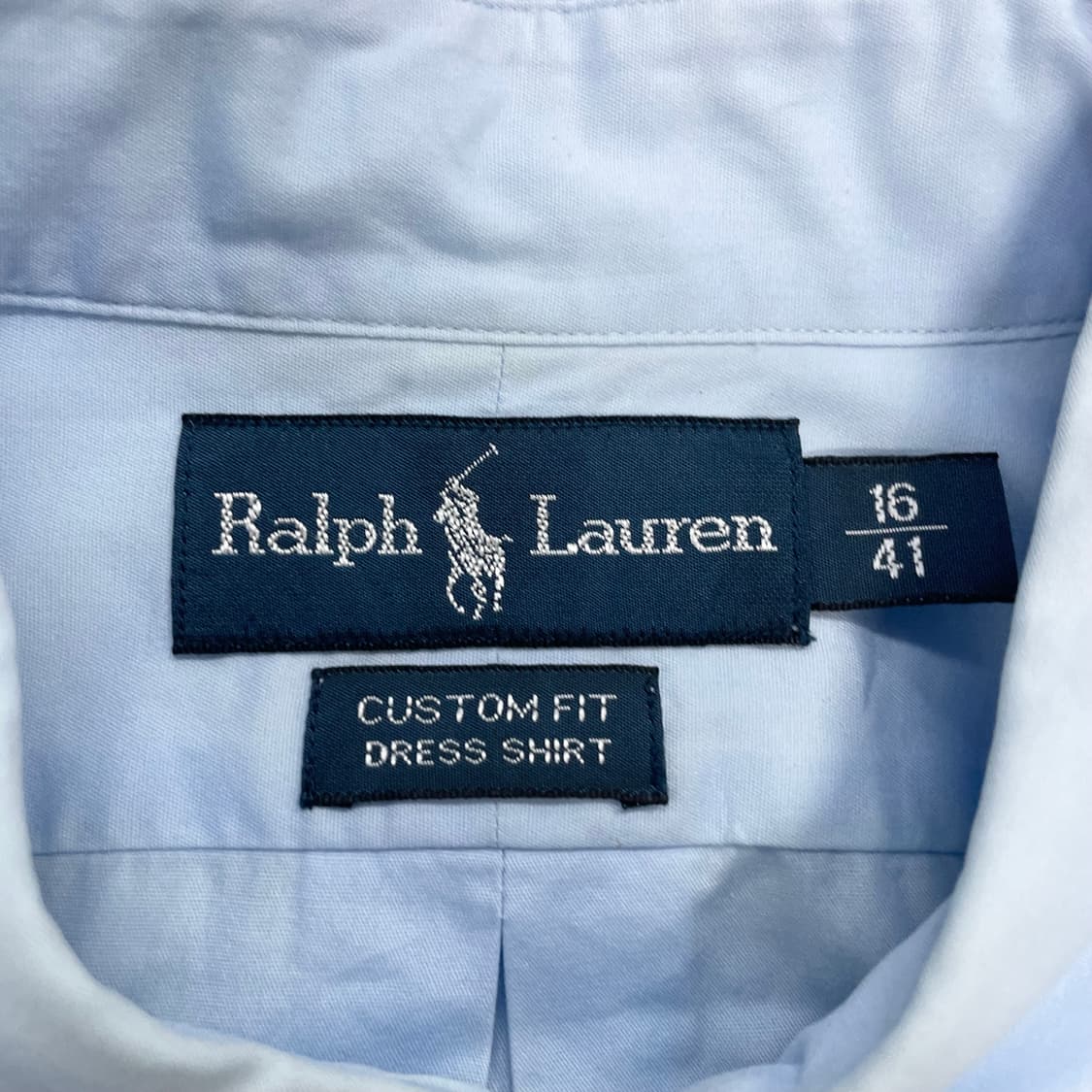 폴로 랄프로렌 포니 로고 솔리드 셔츠 소라 상품이미지3