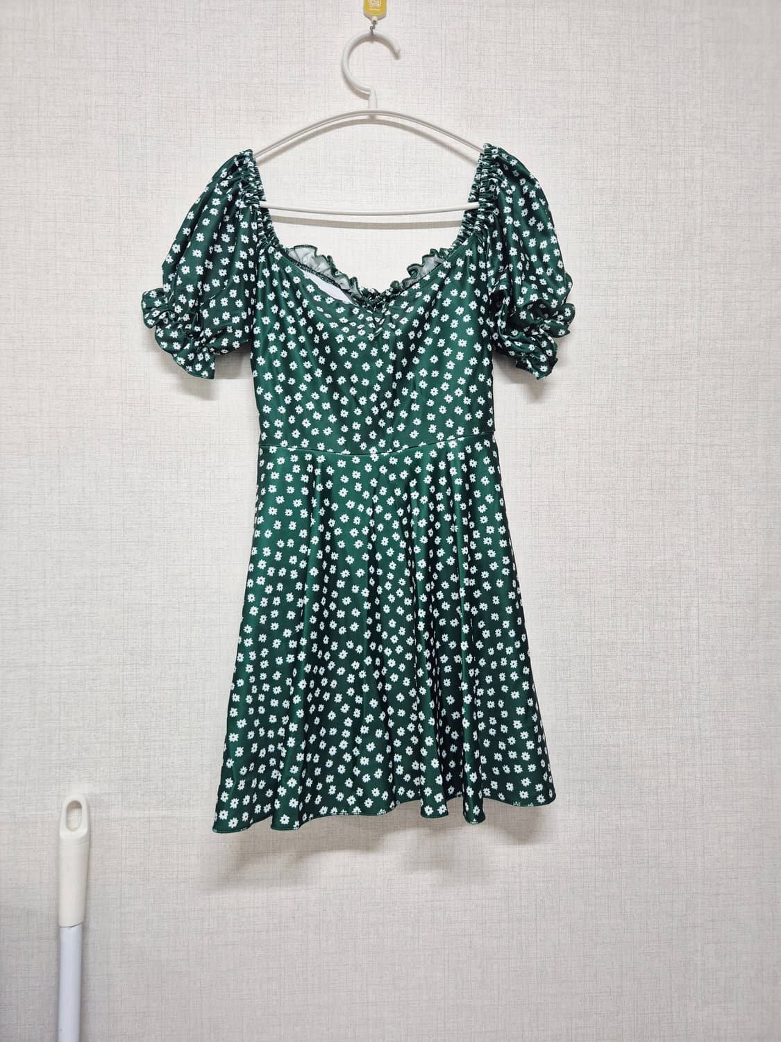 그린 플라워 셔링 원피스 수영복 상품이미지2