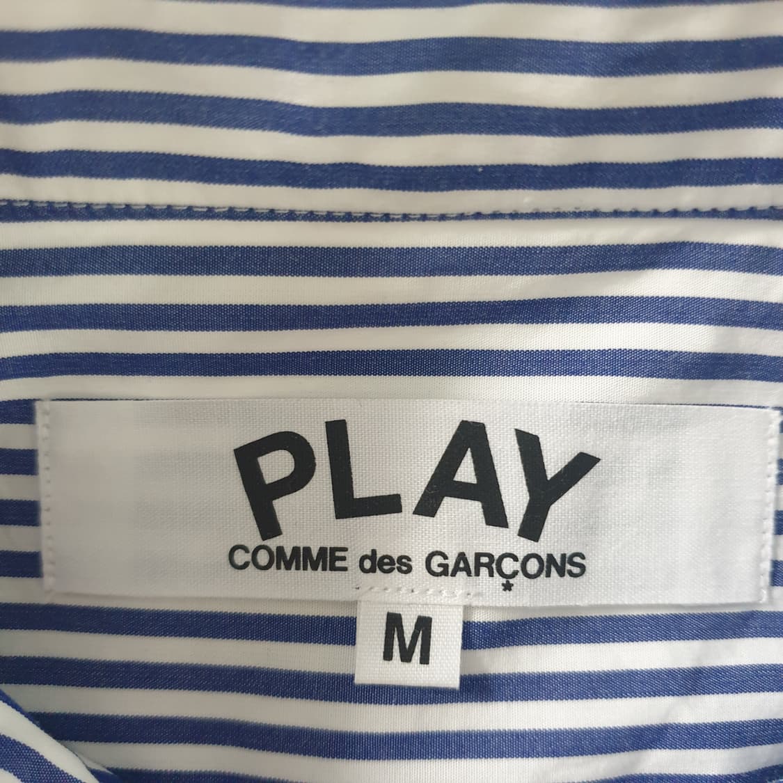 [무료배송] COMME des GARÇONS PLAY 스트라이프 셔츠 상품이미지2